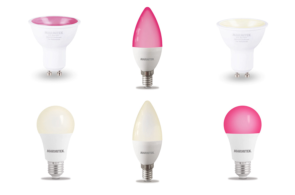 Bombetes d'intensitat i color ajustable de Marmitek