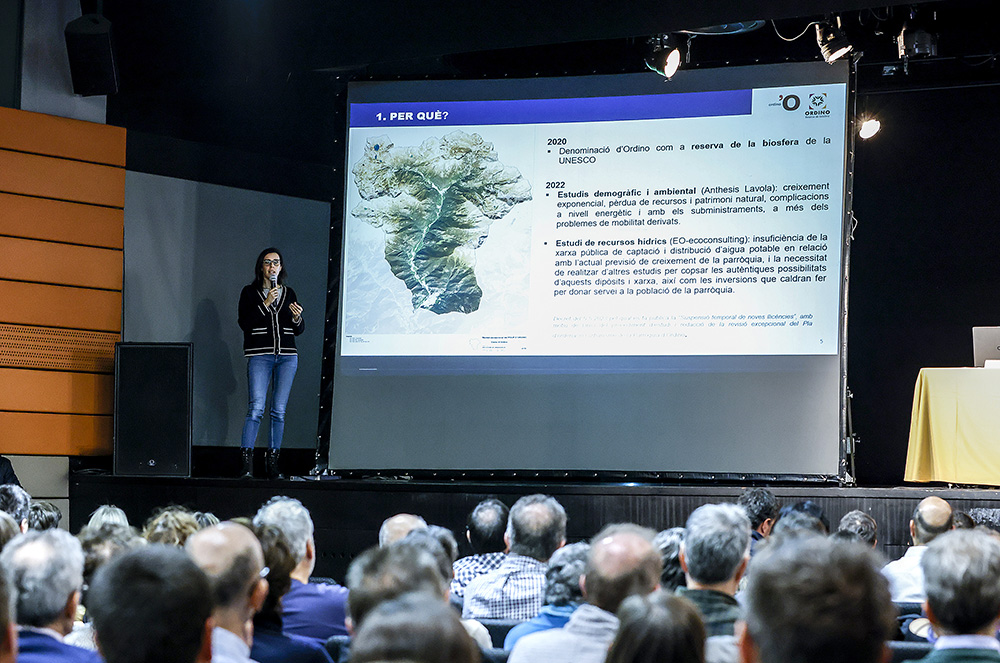 Presentació del nou model urbanístic d'Ordino